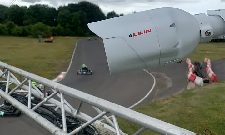 High-Speed Cameras Boost Image Precision at UK's Forest Edge Kart Club Racetrack