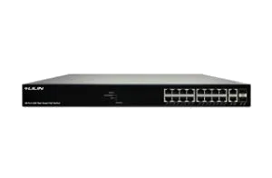16-Port Web Smart GbE PoE+ Switch