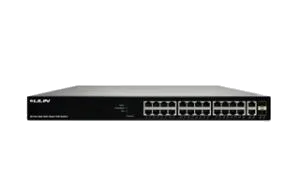 24-Port Web Smart GbE PoE+Switch