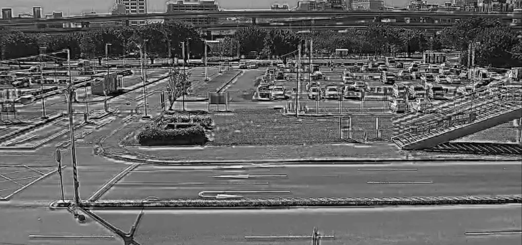 The same car park with FUSION imaging