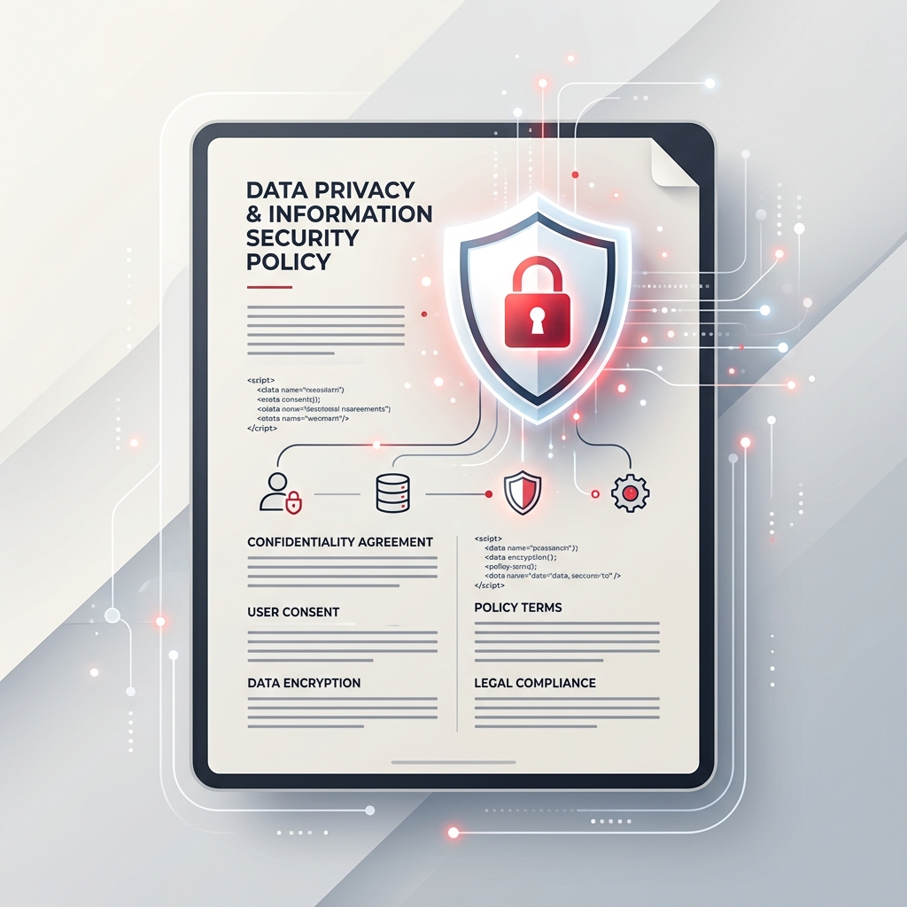 Data Privacy & Information Security Illustration